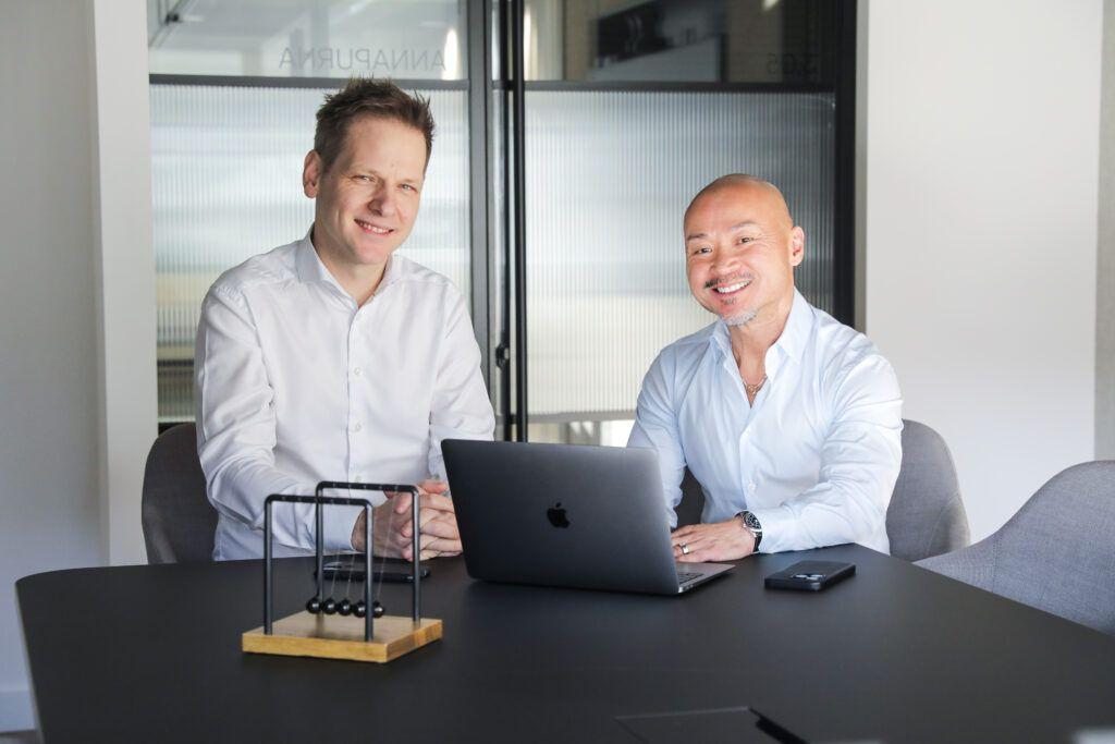 Michael Chin (right), new CEO of Duco, with Christian Nentwich (left), founder and member of the Board of Directors.