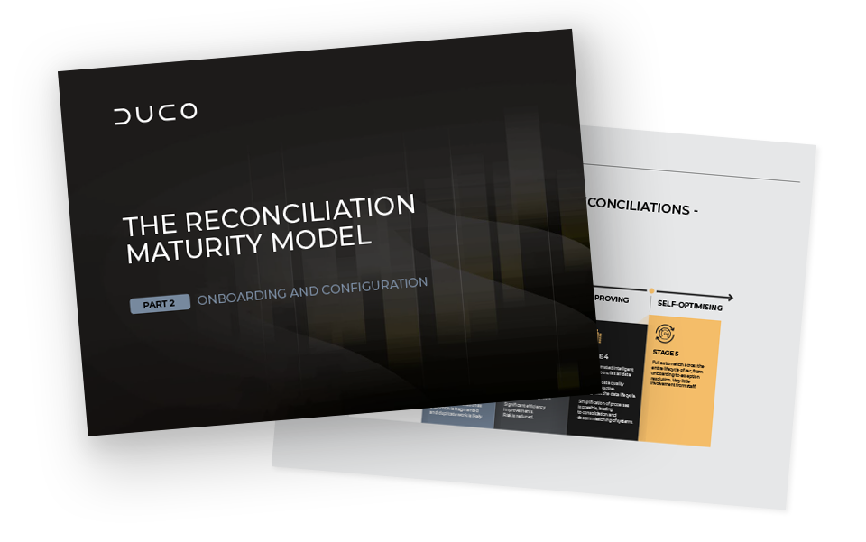 Reconciliation Maturity Model Part II: Onboarding and Configuration